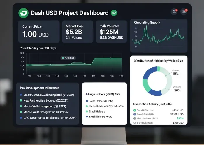 Dash USD Platform Dashboard